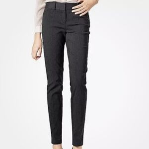 NWT Satinato Slim Fit Dress Pants Women's 10 Charcoal Office Career Casual